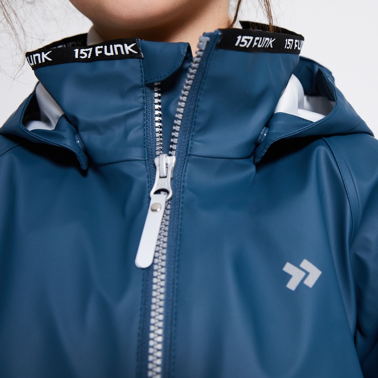 Rain jacket  "Ljusnan" Dark Teal